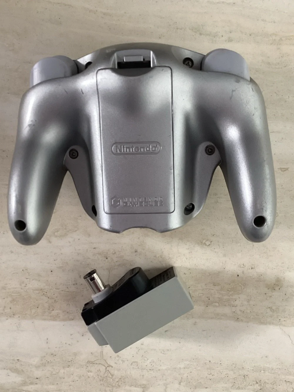 Nintendo GameCube WaveBird Wireless Controller With Dongle Receiver Silver